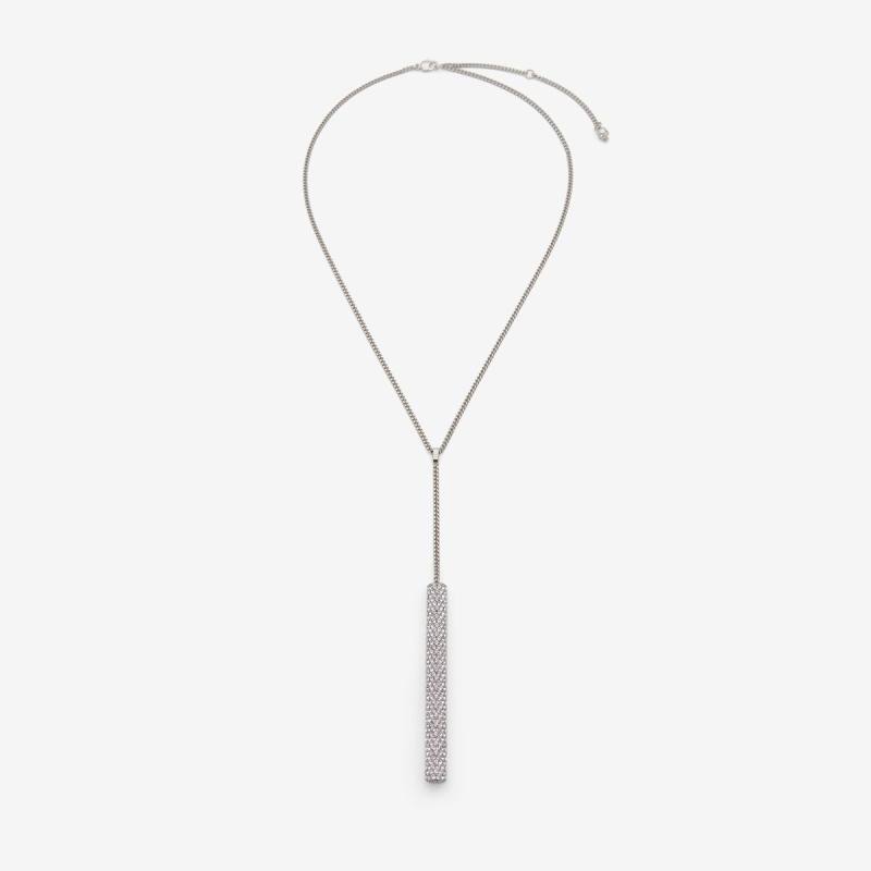 ALEXANDER MCQUEEN - Jewelled T-Bar Chain Necklace - Item 812088J161N1021